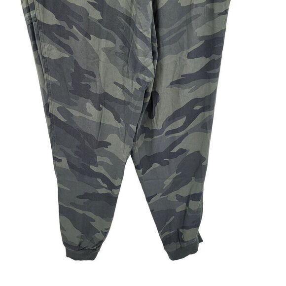 Splendid Camo Boardwalk Jogger Pants XL Army Green Rayon Casual Loungewear Warco - Picture 7 of 12
